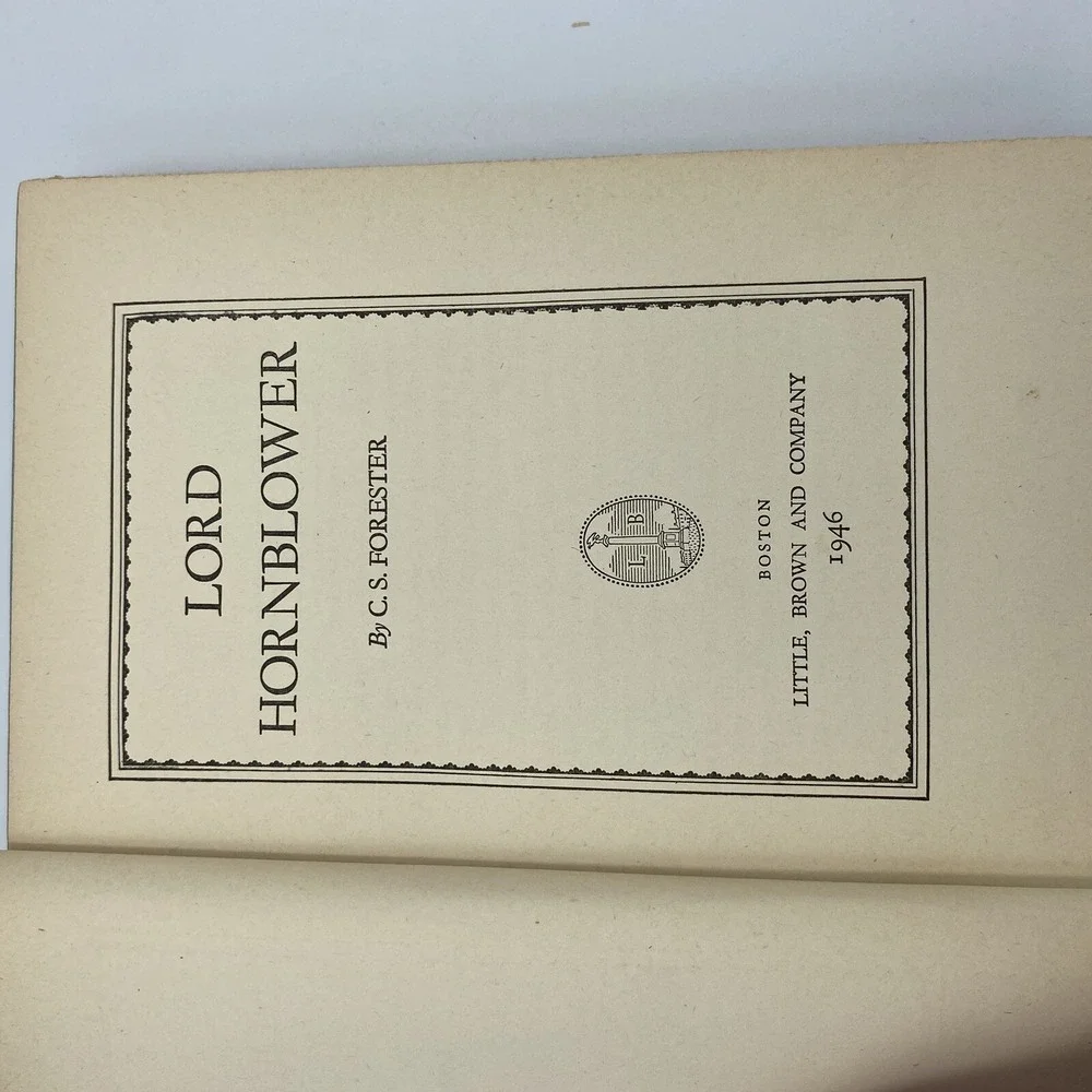 Lot of 2 Lord Lt Hornblower by C.S. Forester‎ 1946 + 1952 HC DJ 1st Editions